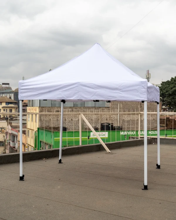 Compact 2x2m Gazebo Tent Black Steel Banner Flag Material Nairobi | Call / WhatsApp 0119383838 | Credible Point