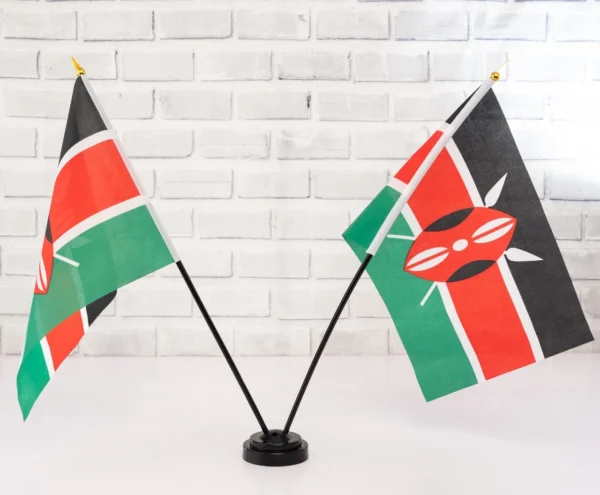 Double Sided Black Pole Flag Display Stand 60 Bob Nairobi Call WhatsApp 0119383838 Credible Point