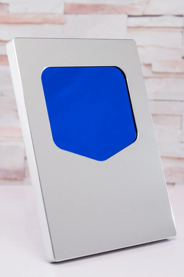 Shield Cutout Metallic Award Silver Frame Blue Shield Nairobi Call WhatsApp 0119383838 Credible Point