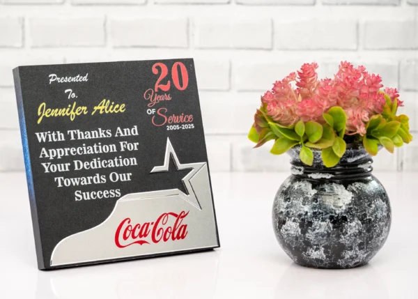 Square Black Wooden Award A5 Size Gold Silver Star Nairobi | Call / WhatsApp 0119383838 | Credible Point