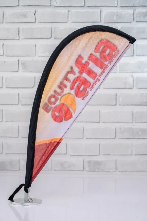 Table Teardrop Stand 0.5m 0.7m Compact Flag Display Nairobi | Call / WhatsApp 0119383838 | Credible Point