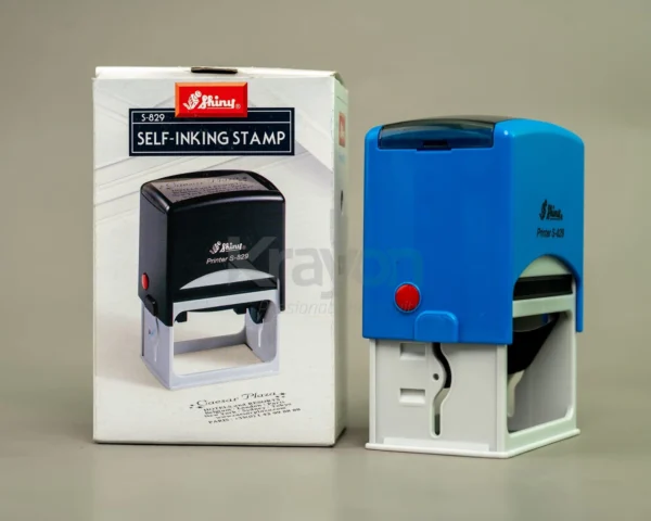 Self-Inking Rubber Stamp Shiny S-829 Office Stamp | Call / WhatsApp 0119383838 | Credible Point