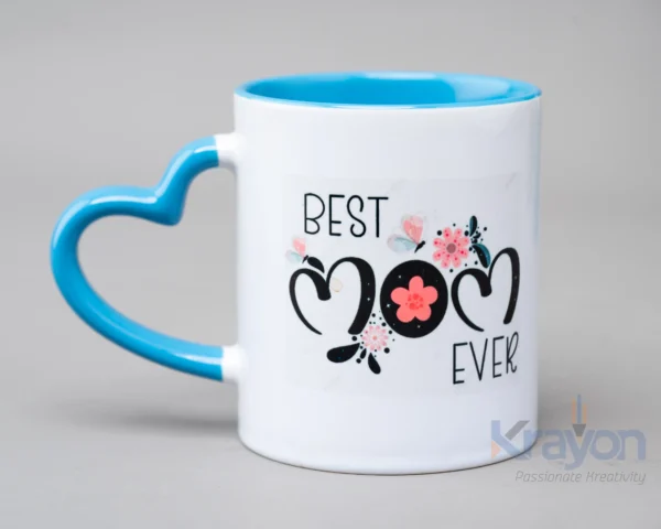 Branded two tone love handle mug in Kenya by Credible Point