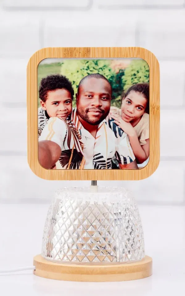 Custom Square-Shaped USB LED Wooden Photo Frame – Printed Nairobi KSh 1,400 Credible Point