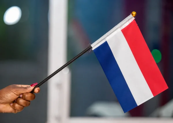 Custom FIFA World Cup handheld flags in Nairobi Kenya by Credible Point France