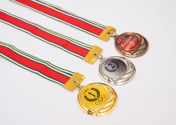 42mm Award Medals – Gold, Silver & Bronze with Ribbon Nairobi KSh 400 Credible Point