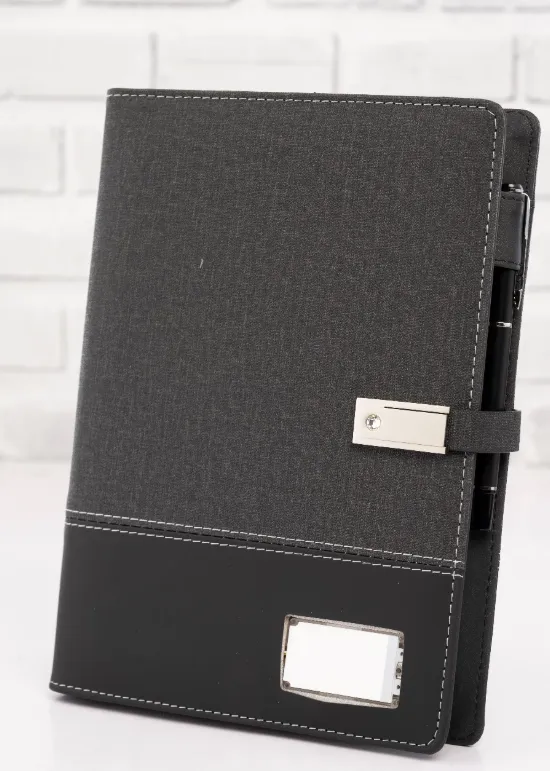 Branded Executive Notebook Powerbank 8000mAh – Premium Leather Organizer with Built-in Charger Nairobi KSh 4,100 Credible Point
