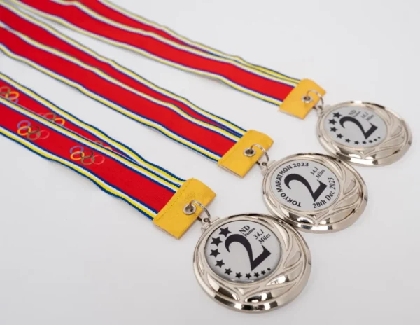 Custom 42mm Silver Award Medal – 2nd Place with Ribbon Nairobi KSh 500 Credible Point