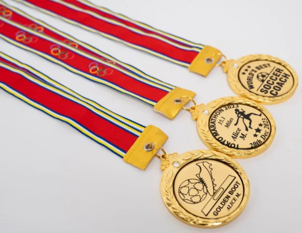 Custom 49mm Award Medals – Gold, Silver & Bronze with Ribbon Nairobi KSh 550 Credible Point