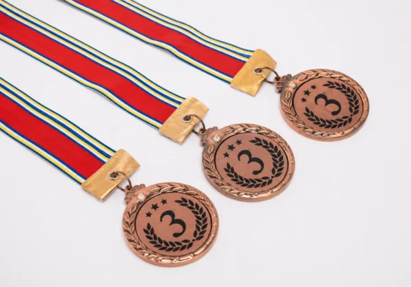 Custom 49mm Award Medals – Gold, Silver & Bronze with Ribbon Nairobi KSh 550 Credible Point