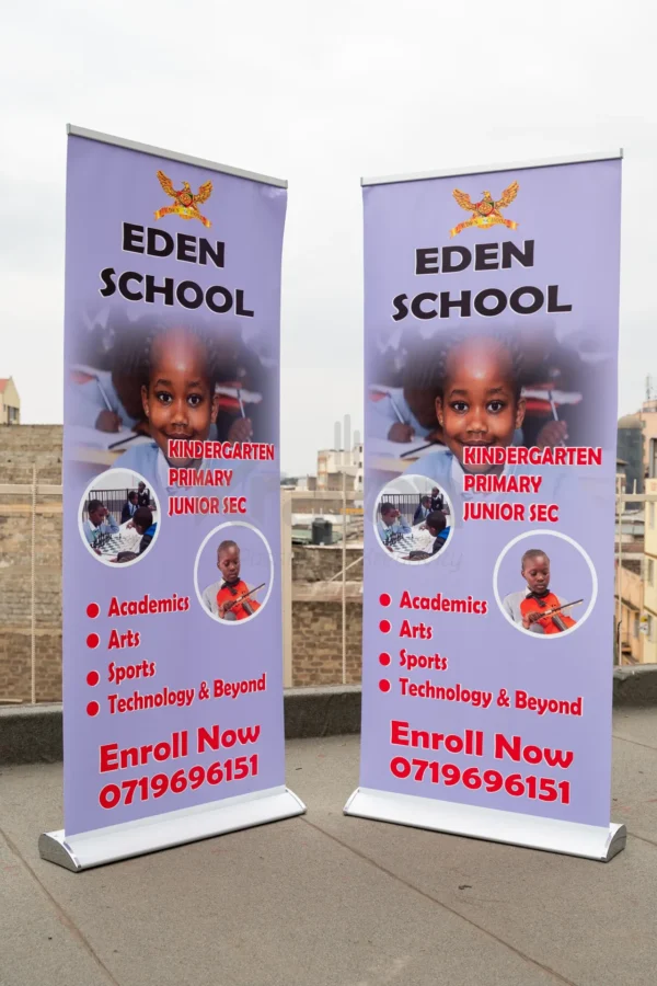 Custom 5kg Broad Base Banner Stand – Heavy-Duty Roll-Up Display Nairobi KSh 6,500 Credible Point