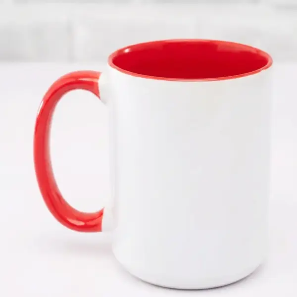 Big Two Tone Mug – 443ml Colour-Blocked Mug in Blue & Red Nairobi KSh 250 Credible Point