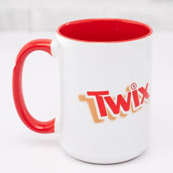 Branded Big Red Two-Tone Mug – 443ml Colour-Blocked Mug with Custom Logo Nairobi KSh 350 Credible Point