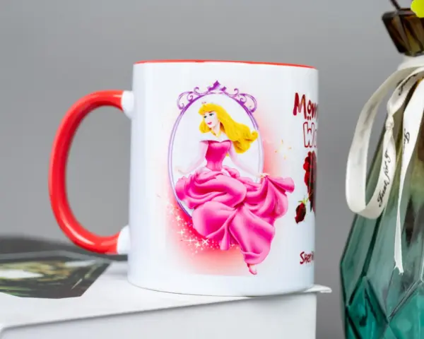 Branded Small Red Two-Tone Mug – 325ml Colour-Blocked Mug with Custom Logo Nairobi KSh 270 Credible Point
