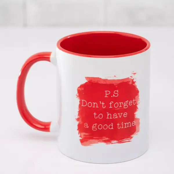 Branded Small Red Two-Tone Mug – 325ml Colour-Blocked Mug with Custom Logo Nairobi KSh 270 Credible Point