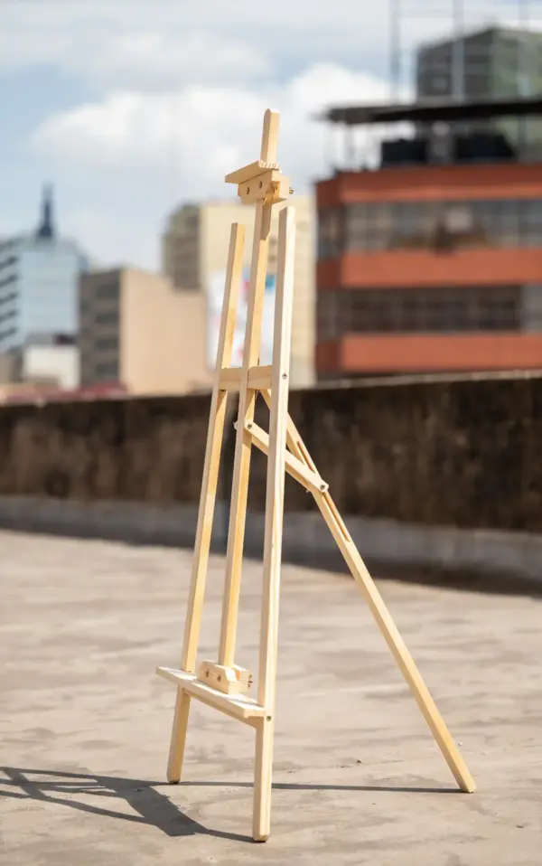 Adjustable Wooden A-Frame Artist Easel Stand | 1.2m & 1.5m