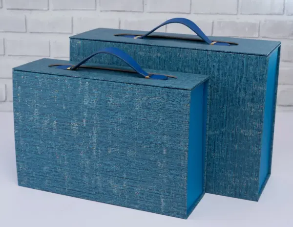 Blue Briefcase Magnetic Gift Boxes Nairobi A4 KSh 600