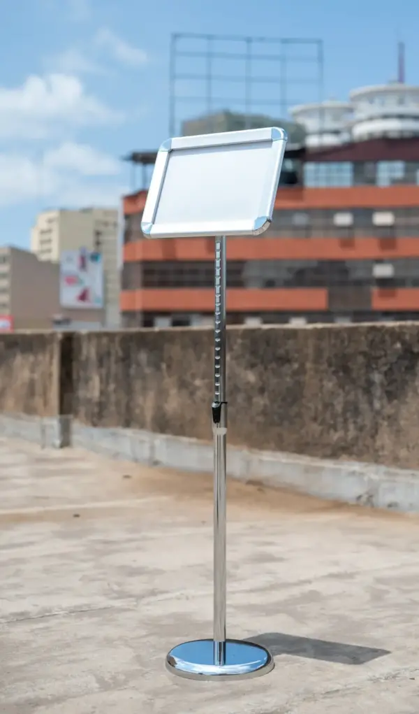 Quality Adjustable Snap Frame Sign Stand KSh 4,500 Credible Point