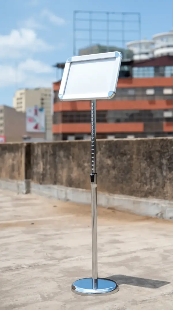 Quality Adjustable Snap Frame Sign Stand KSh 4,500 Credible Point