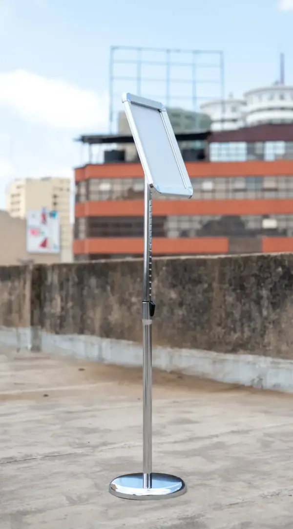 Quality Adjustable Snap Frame Sign Stand KSh 4,500 Credible Point