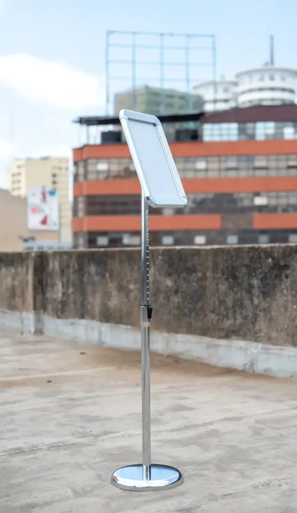 Quality Adjustable Snap Frame Sign Stand KSh 4,500 Credible Point