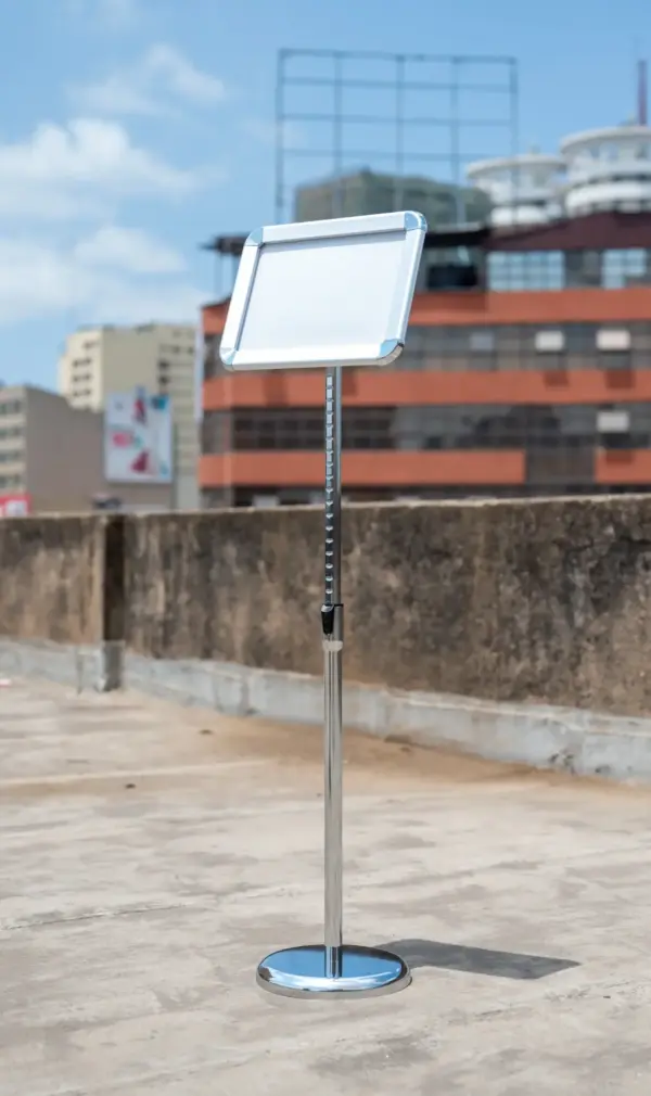 Quality Adjustable Snap Frame Sign Stand KSh 4,500 Credible Point